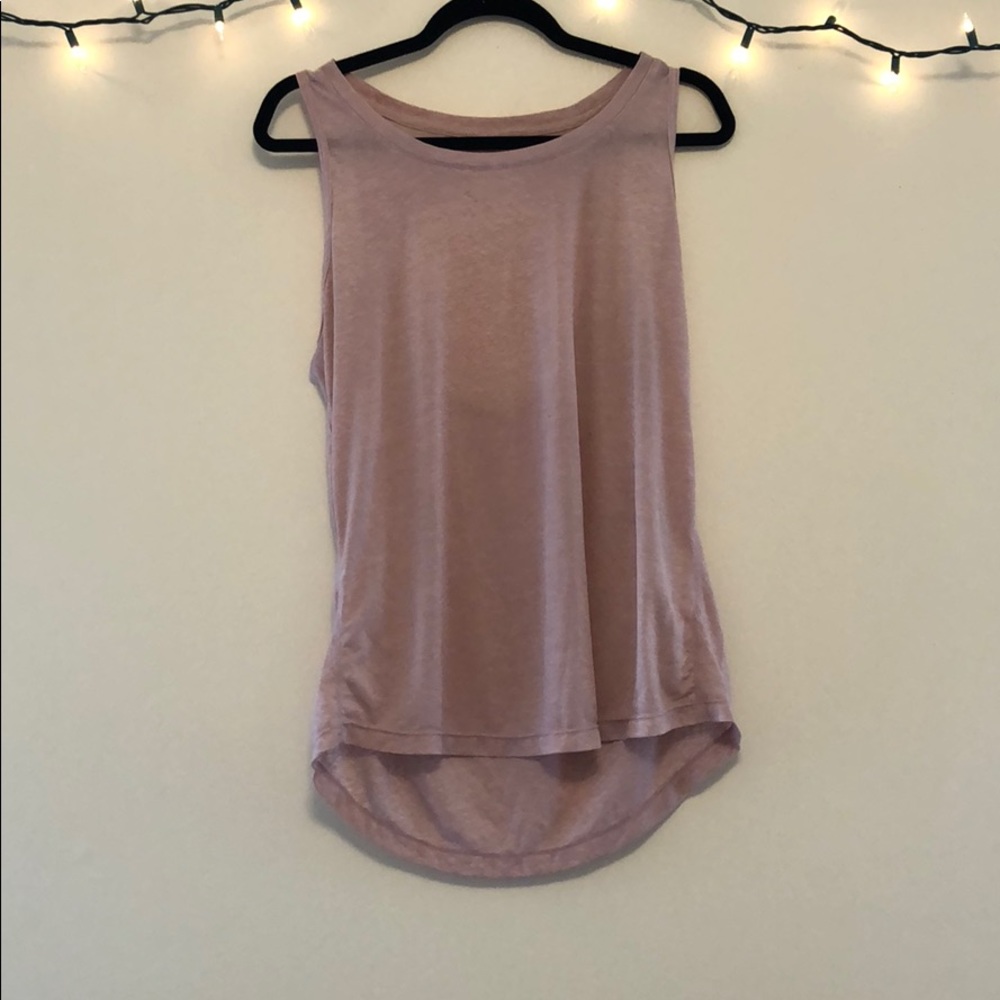 Icyzone Xl Open Back Light Pink Tanktop